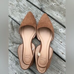 Brown Suede Women's Flats